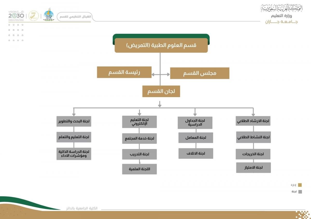 الهيكل التنظيمي