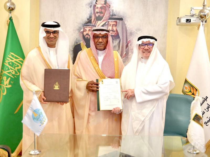 جامعة جازان ومؤسسة "شربتلي لخدمة المجتمع" توقعان اتفاقية بناء "مسجد الشربتلي" بالمدينة الجامعية 