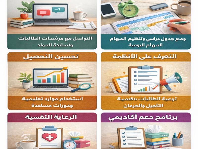 ورشة المشاكل التي تواجه الطالبات بفرع الكلية التطبيقية بالعارضة