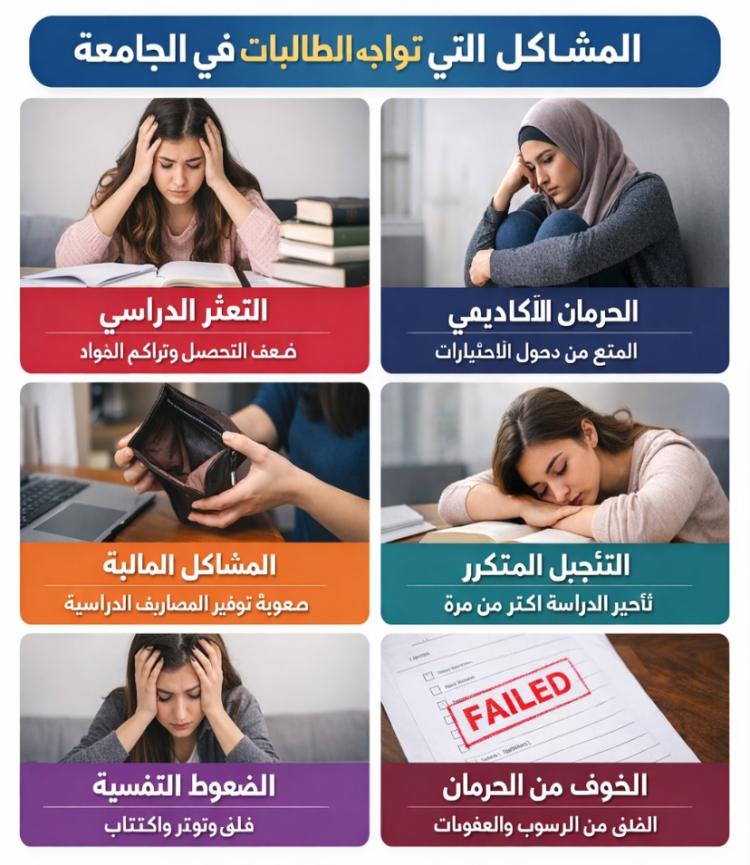 ورشة المشاكل التي تواجه الطالبات بفرع الكلية التطبيقية بالعارضة